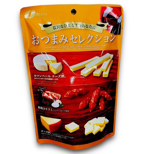 NATORI Cheese Snack with Cod and Salami Snack Selection