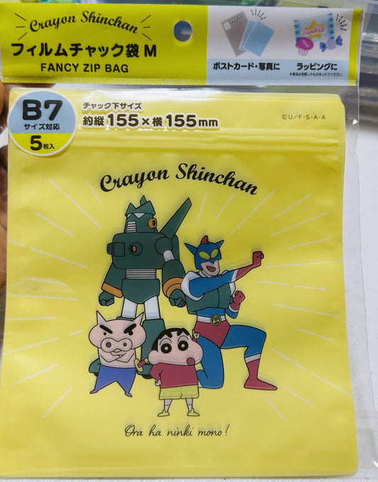 Fancy Zip Bag Crayon Shinchan