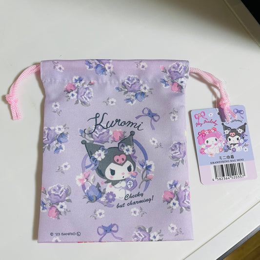 Drawstring Bag Mini Kuromi & My Melody