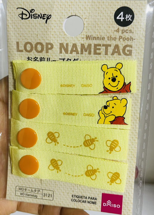 Loop Nametag Winnie The Pooh