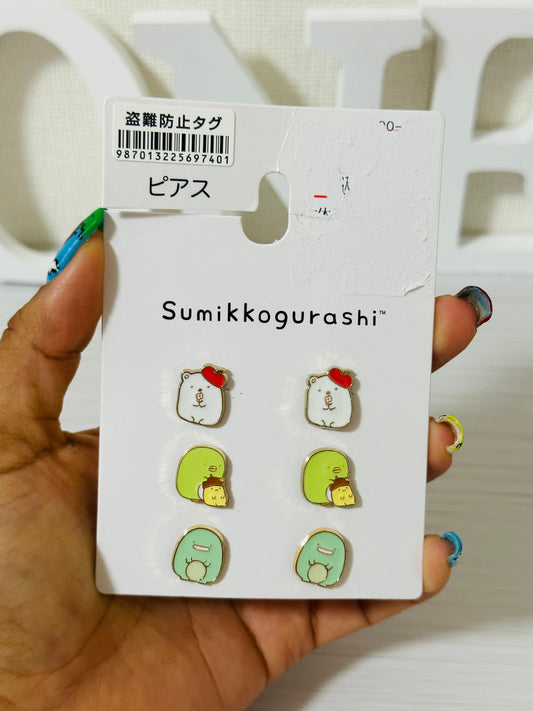 Aretes Sumikkogurashi