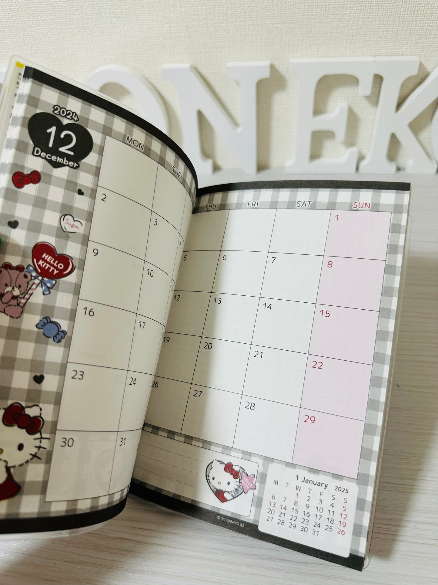 Calendario 2024 Hello Kitty