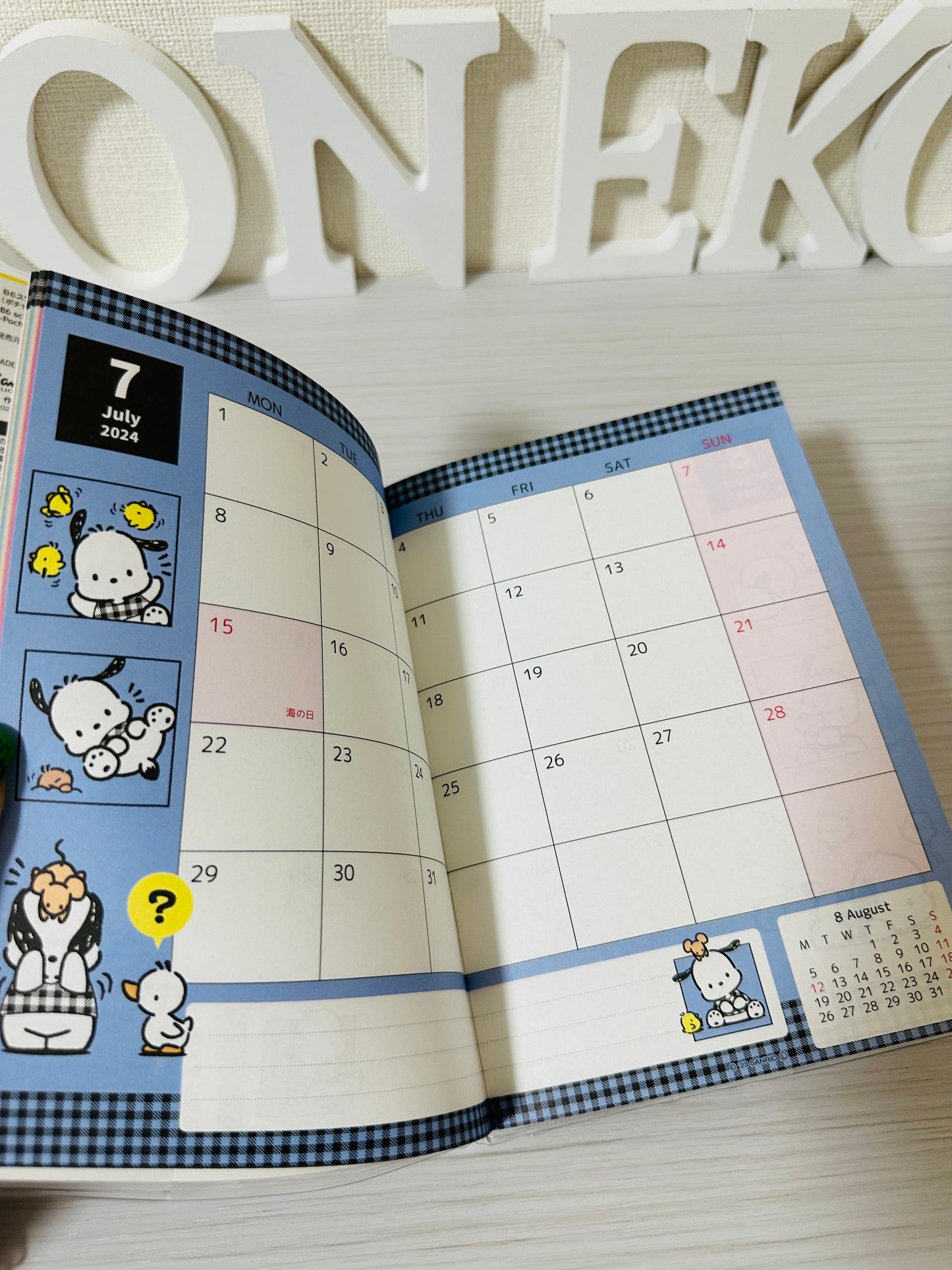 Calendario 2024 pochacco