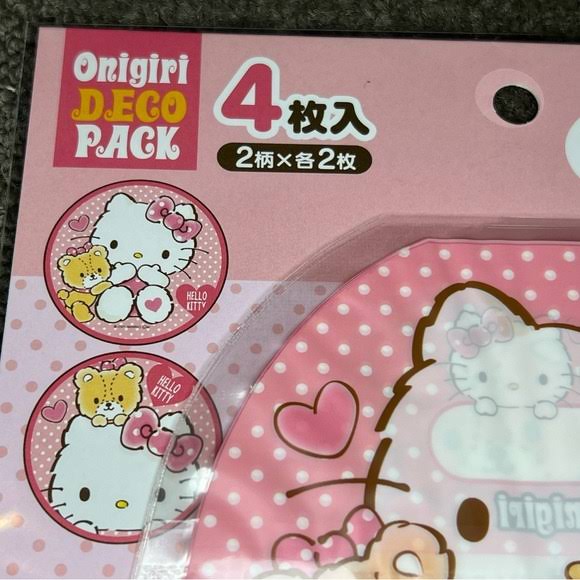 Hello Kitty Onigiri Omusubi Decoración Bento Almuerzo